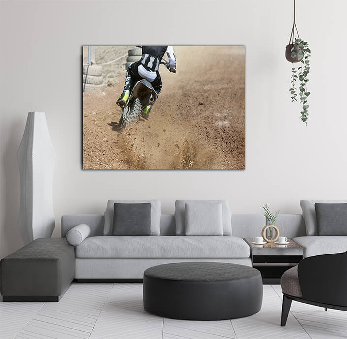 WEB005 0033 WEB001 0008 48179112 motocross rider increase speed in track AOAY6174