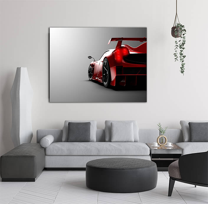 WEB005 0064 WEB001 0049 46058542 red sport car isolated on a grey background AOAY6230