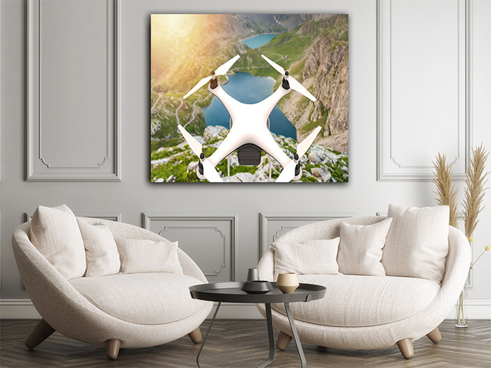 WEB006 0002 WEB001 0039 46104110 drone with digital camera flying over mountains AOAY5286