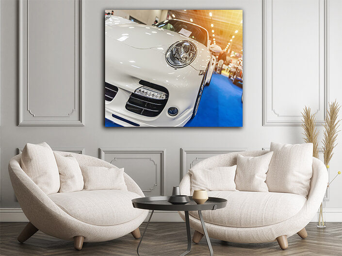 WEB006 0006 WEB001 0035 46104742 close up of a white sport luxury car AOAY5290