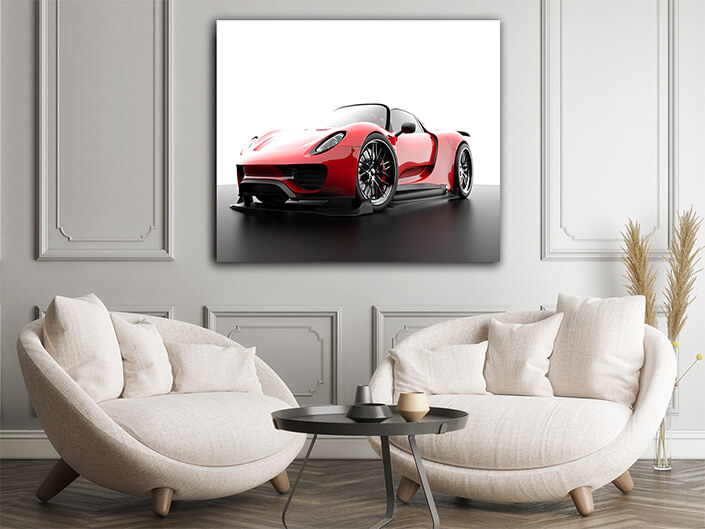 WEB006 0060 WEB001 0053 46057708 red generic sport car in the light AOAY5257