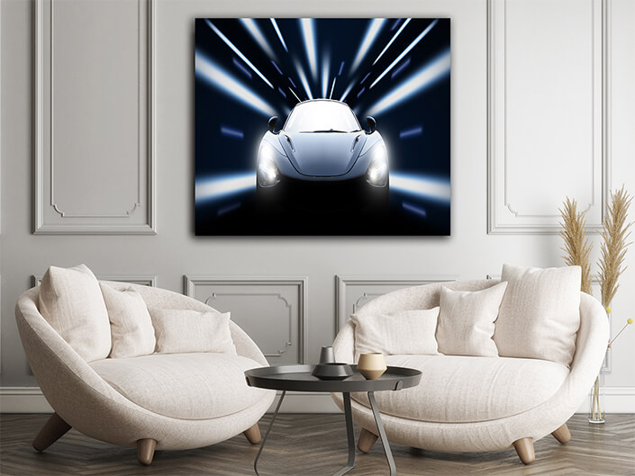 WEB006 0068 WEB001 0045 46061902 high speed black sport car in the night AOAY5277