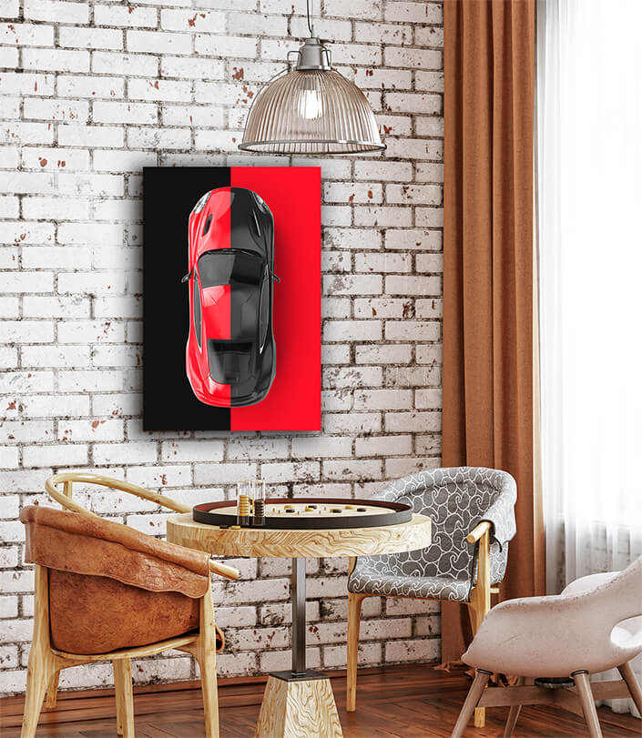 WEB002 0047 MP 0033 46057836 red and black generic brandless car on a black and red background AOAY5259