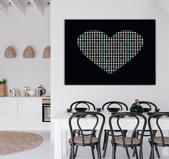 WEB003 0000 MP 0014 22925202 heart colorful dot theme art AOAY7977