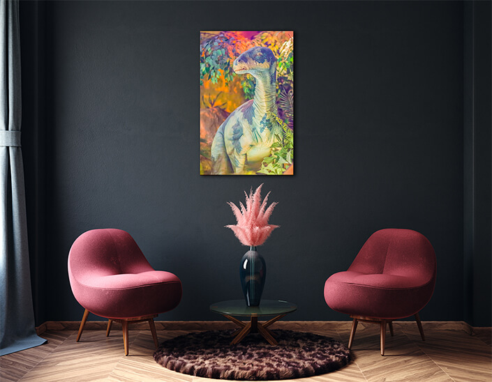 WEB003 0013 MP 0019 32150590 cute model of iguanodon dinosaur AOAY7016