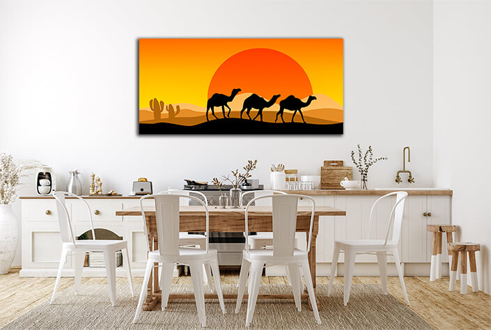WEB003_0014_ML_0002_32220690_landscape with camel silhouette with sunset AOAY7074