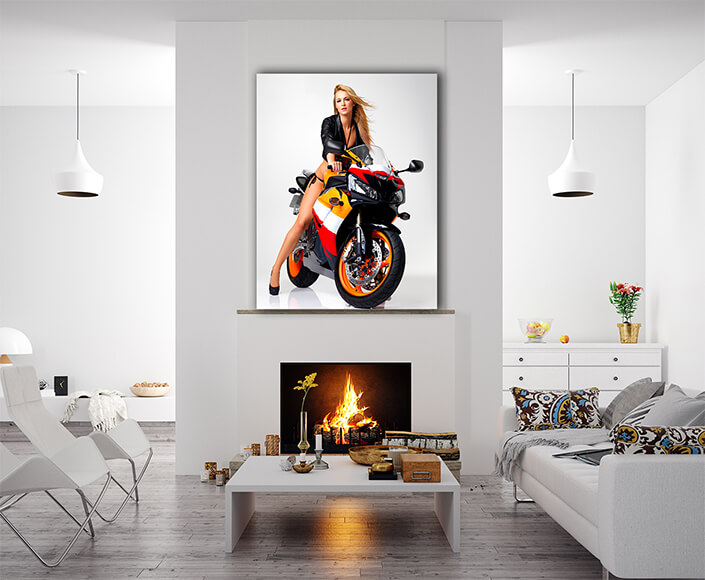 WEB003 0044 MP 0036 45106218 the hottest biker sitting on a superbike AOAY7114