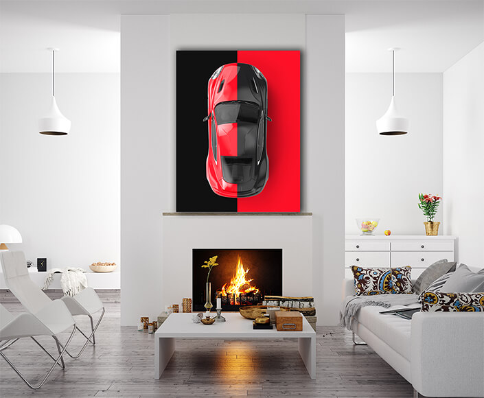 WEB003 0047 MP 0033 46057836 red and black generic brandless car on a black and red background AOAY5259