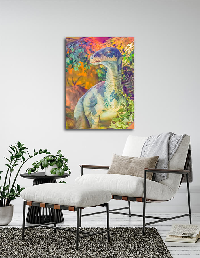 WEB004 0013 MP 0019 32150590 cute model of iguanodon dinosaur AOAY7016