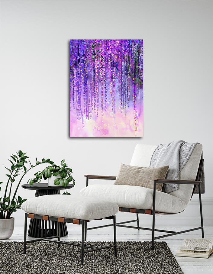 WEB004 0039 MP 0035 22730846 spring purple flowers wisteriawatercolor painting AOAY7032