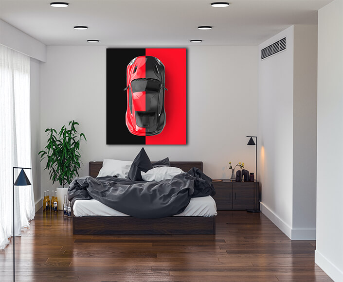 WEB004 0042 MP 0033 46057836 red and black generic brandless car on a black and red background AOAY5259