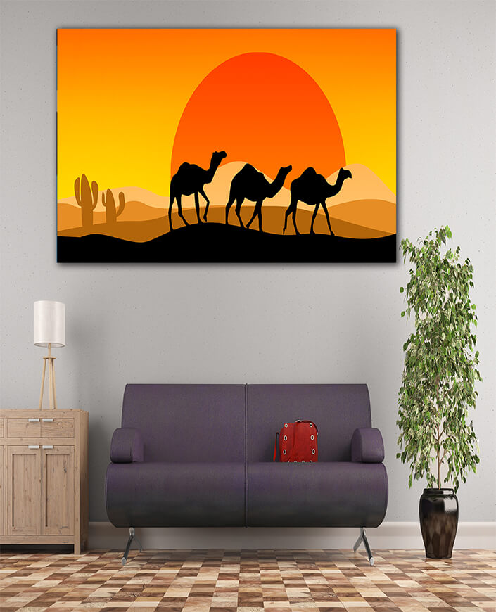 WEB005_0022_ML_0002_32220690_landscape with camel silhouette with sunset AOAY7074