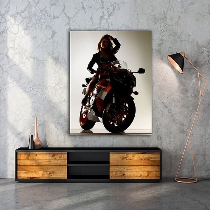 WEB005 0045 MP 0038 44919124 sexy daredevil stunning young woman sitting on a motorcycle AOAY7110