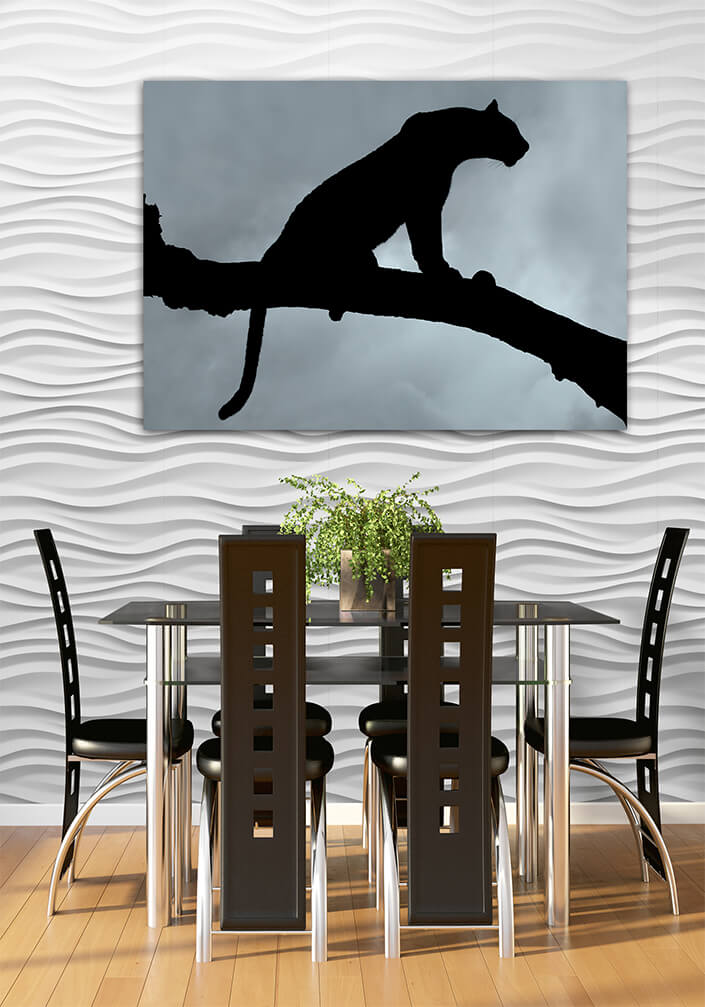 WEB006 0005 ML 0005 39394922 silhouette of a leopard in a tree AOAY4736