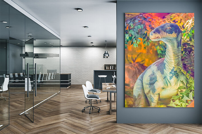 WEB006 0013 MP 0019 32150590 cute model of iguanodon dinosaur AOAY7016