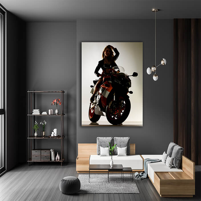 WEB006 0038 MP 0038 44919124 sexy daredevil stunning young woman sitting on a motorcycle AOAY7110