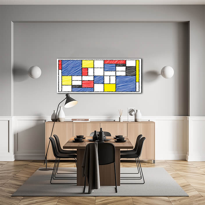 WEB007 0001 MP 0028 AdobeStock 372496106 [Converted] Checkered Piet Mondrian style emulation 02 Dutch mosaic AOAY8133