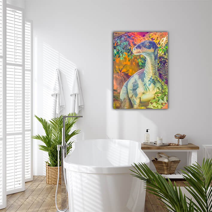 WEB007 0013 MP 0019 32150590 cute model of iguanodon dinosaur AOAY7016