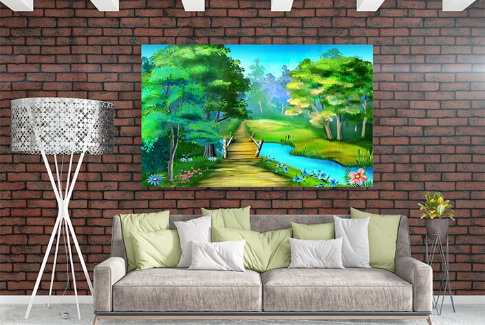 WEB0003 0008 ML 0066 45260660 small wooden bridge over a forest stream 1 AOAY5880