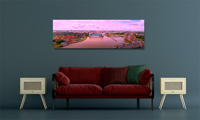 WEB001 0013 MOCKUP 0015 28511064 the lifted algera flood barrier in the river hollandse ijssel in AOAY7710