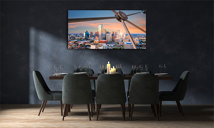 WEB001 0019 MOCKUP 0007 34242698 dallas texas cityscape with blue sky at sunset AOAY7723