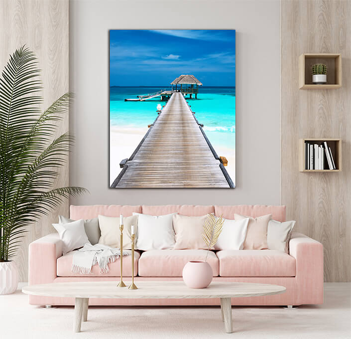 WEB002. 0051 MP 0031 13622122 beautiful beach with water bungalows AOAY6709