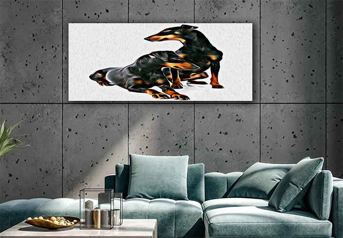 WEB002 0012 ML 0021 13275902 Our two manchester terriers Dogs AOAY8117