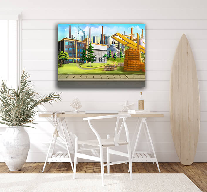 WEB002 0028 ML 0027 47864250 industrial area outside the city AOAY5950