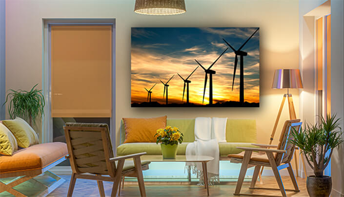 WEB002 0028 ML 0037 10451382 wind turbines in a sunset AOAY5231