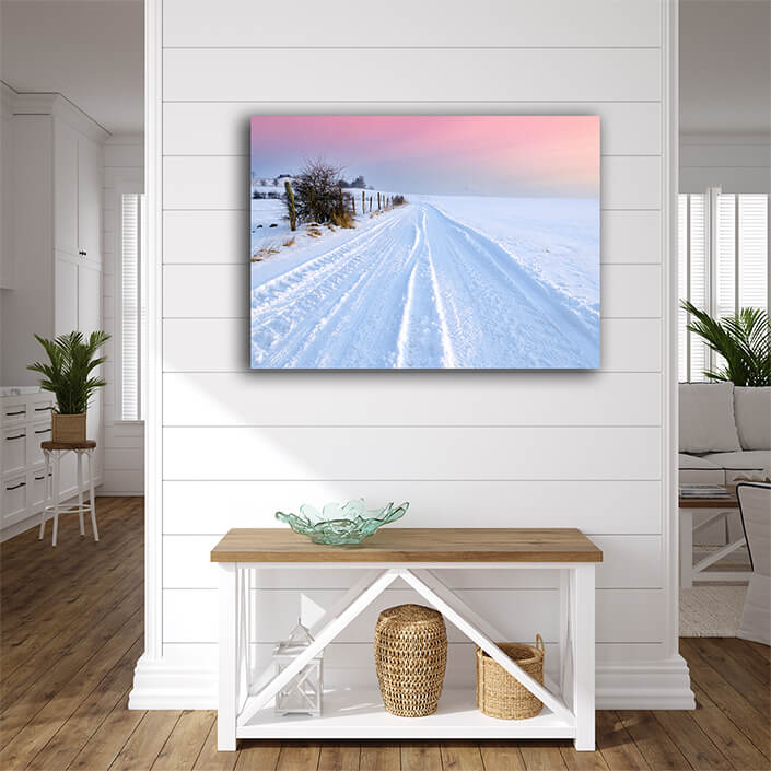 WEB002 0039 MP 0043 3758001 winter snow road landscape AOAY7290