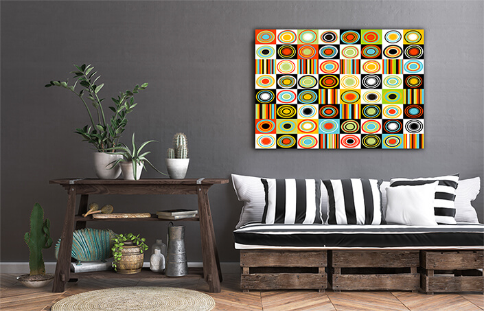 WEB002 0041 MS 0055 25818036 colorful background with dots circles and stripes AOAY5611