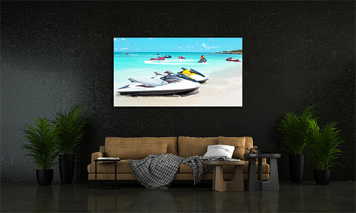 WEB002 0046 MP 0049 23321122 jet skis in the caribbean sea on aruba island in the caribbbean AOAY6721