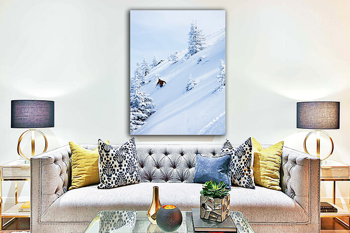 WEB003 0001 MP 0018 24932878 My Downhill skiing Man deep in backcountry AOAY6416