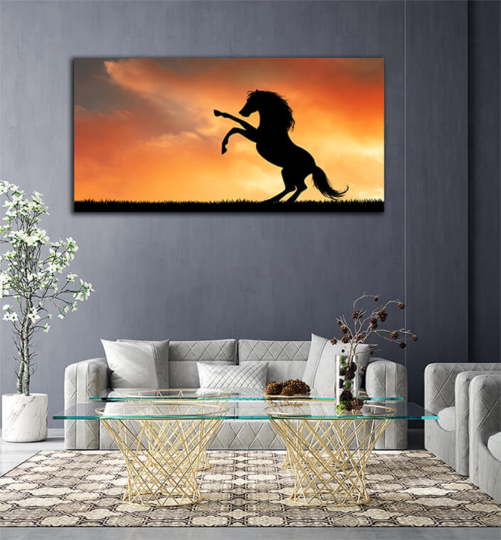 WEB003 0014 ML 0061 33371290 horse silhouette at sunset AOAY4995