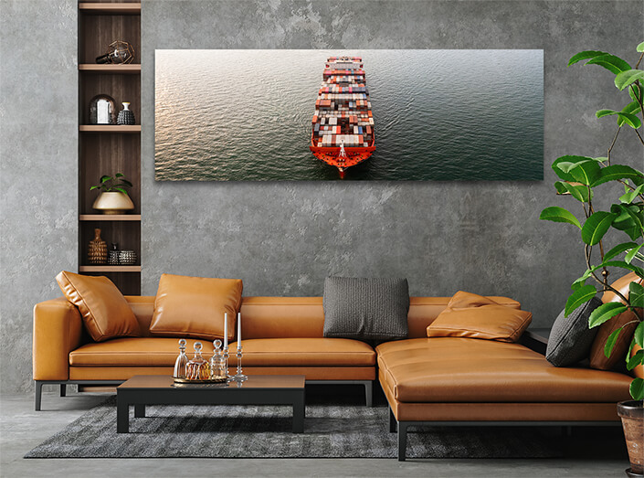 WEB003 0014 MP 0008 45743832 container ship leaving the industrial seaport AOAY5887