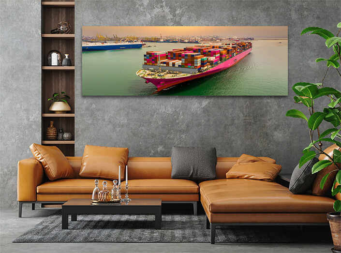 WEB003 0016 MP 0006 45745452 container cargo ship and car carrier ship in import export business AOAY5890