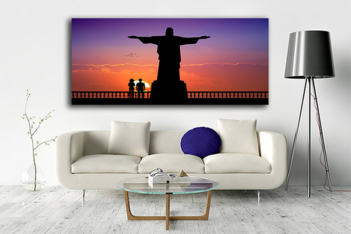 WEB003 0017 ML 0041 29889140 silhouette of the Christ of Rio de Janeiro AOAY4951