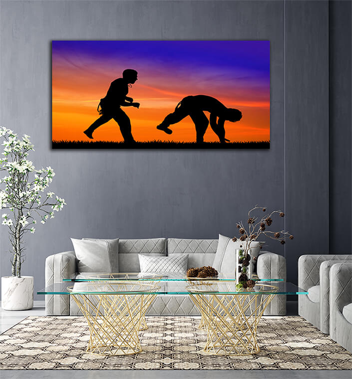 WEB003 0019 ML 0059 29888650 capoeira discipline at sunset AOAY4931