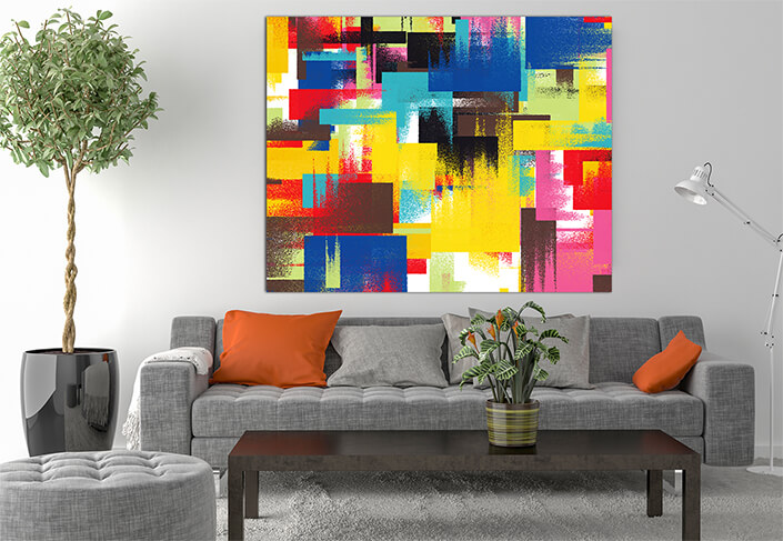 WEB003 0022 MS 0010 Multi Coloured Abstract Painting AOAY5456