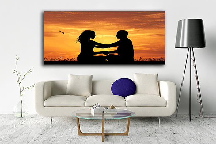 WEB003 0025 ML 0036 29889058 couple doing yoga at sunset AOAY4948