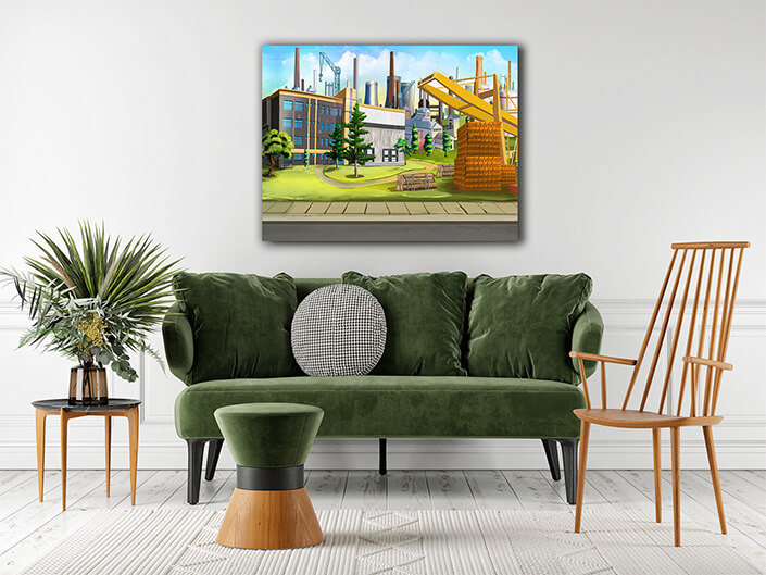 WEB003 0028 ML 0027 47864250 industrial area outside the city AOAY5950