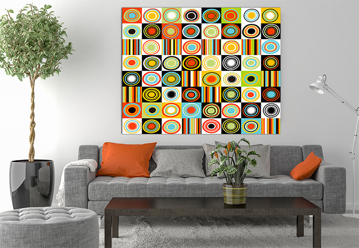 WEB003 0039 MS 0055 25818036 colorful background with dots circles and stripes AOAY5611