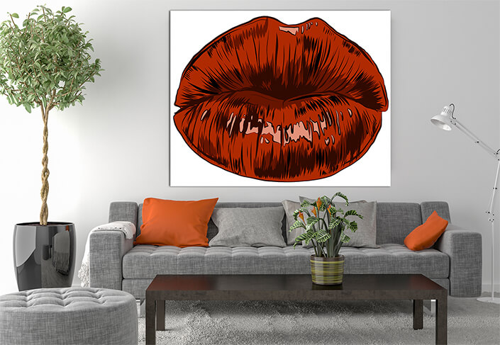 WEB003 0042 MS 0052 27113656 sexy woman cartoon mounth with red lips AOAY5823