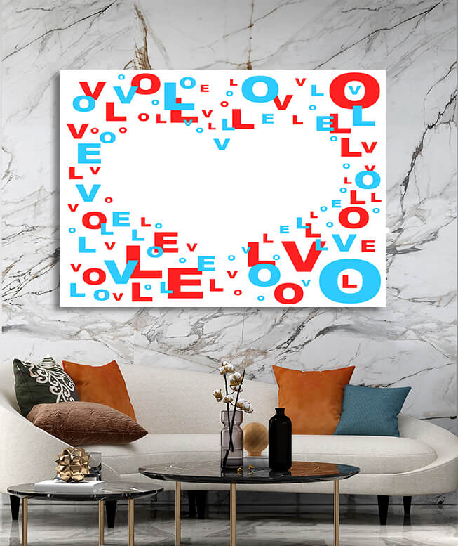 WEB003 0045 MS 0044 10711324 frame consisting of Love AOAY4683