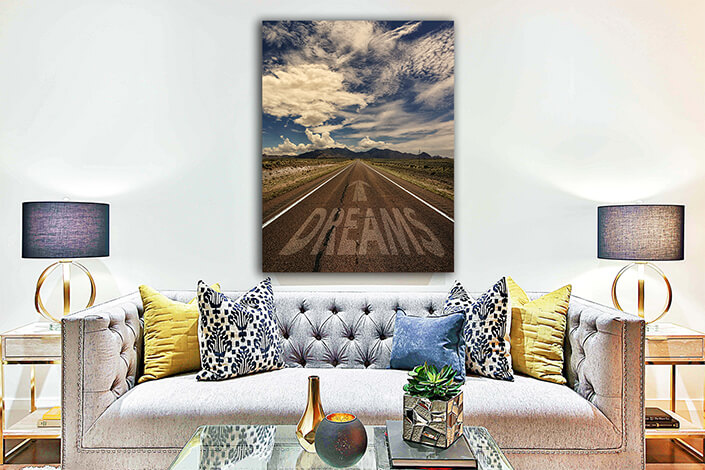 WEB003_0049_MP__0026_20413442_Conceptual Image of Road With the Word Dreams AOAY5413