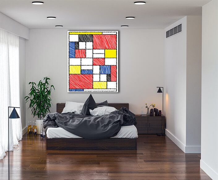 WEB003 0066 MP 0026 AdobeStock 372496106 [Converted] Checkered Piet Mondrian style emulation 04 Dutch mosaic AOAY8135