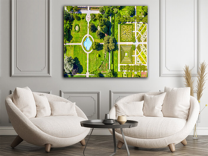 WEB004 0002 ML 0019 Aerial view castle salem at lake constance bodensee AOAY4807