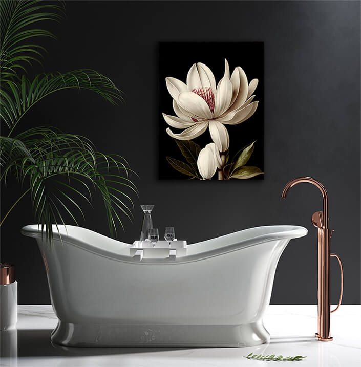 WEB004 0006 ML 0028 49132690 artistic illustration of the beautiful creamy magnolia flower AOAY8212