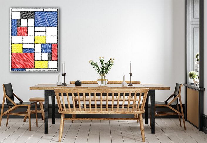 WEB004 0008 MP 0025 AdobeStock 372496106 [Converted] Checkered Piet Mondrian style emulation 06 Dutch mosaic AOAY8136