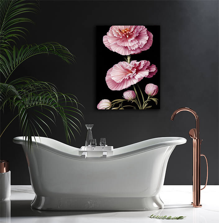 WEB004 0018 ML 0016 49132776 artistic illustration of the pink carnation flower AOAY8225